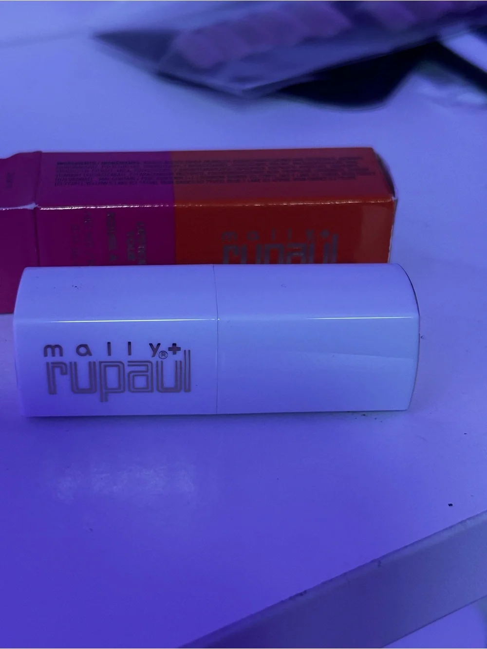 Mally Lipstick - White Packaging - Pink/Orange Box